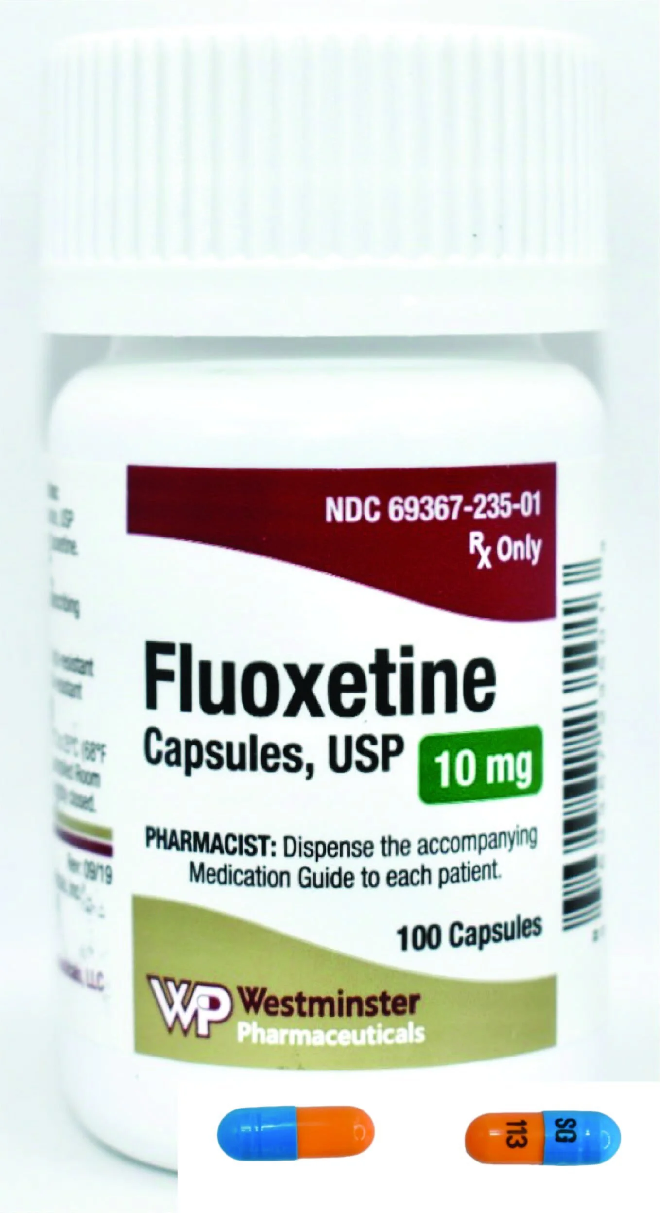 Fluoxetine Capsules, USP **DISCONTINUED** — WPRX